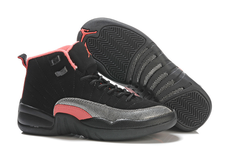 Air Jordan 12 Women Shoes Black Online
